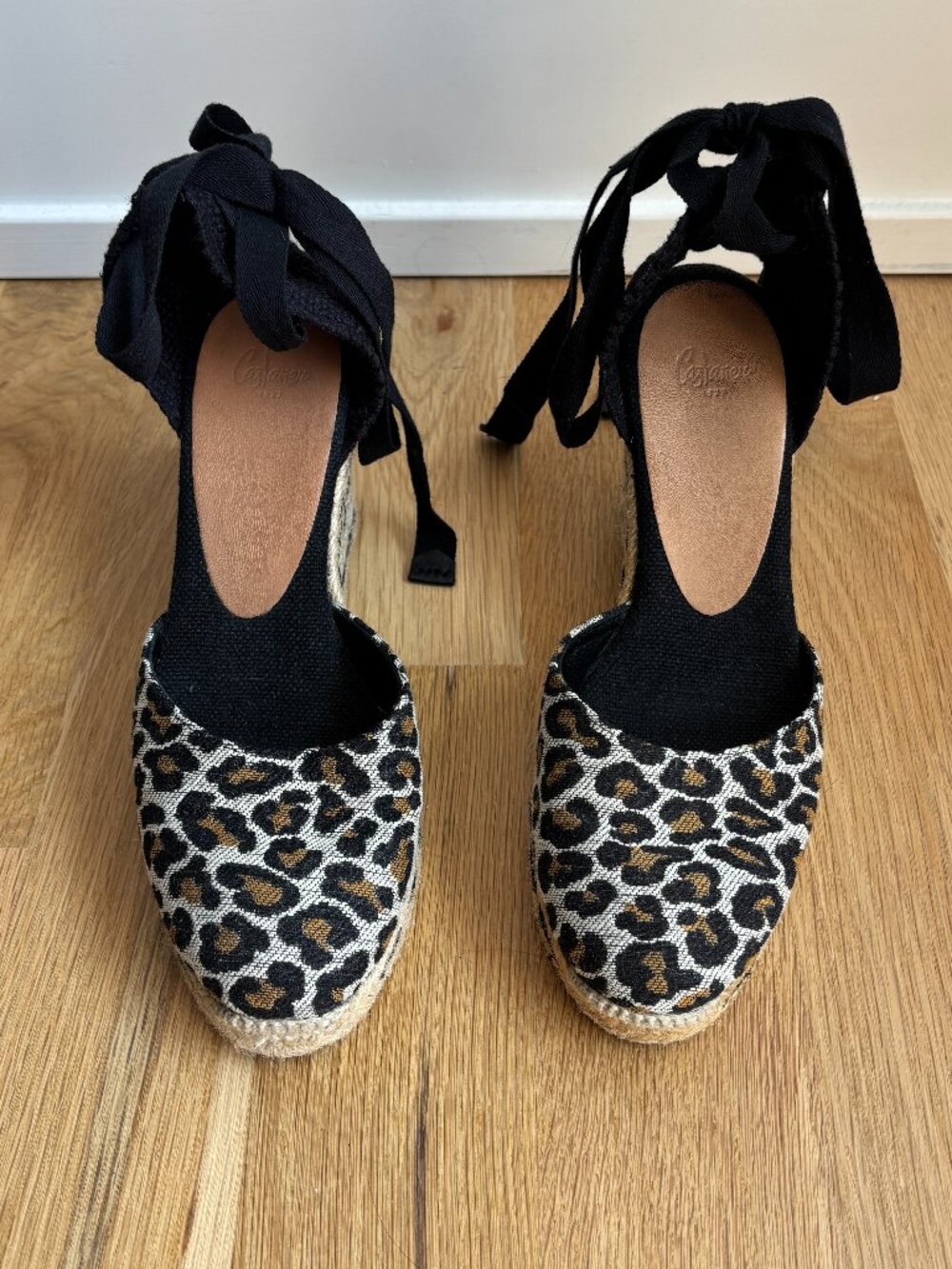 Castañer Espadrille Wedges in Animal Print
